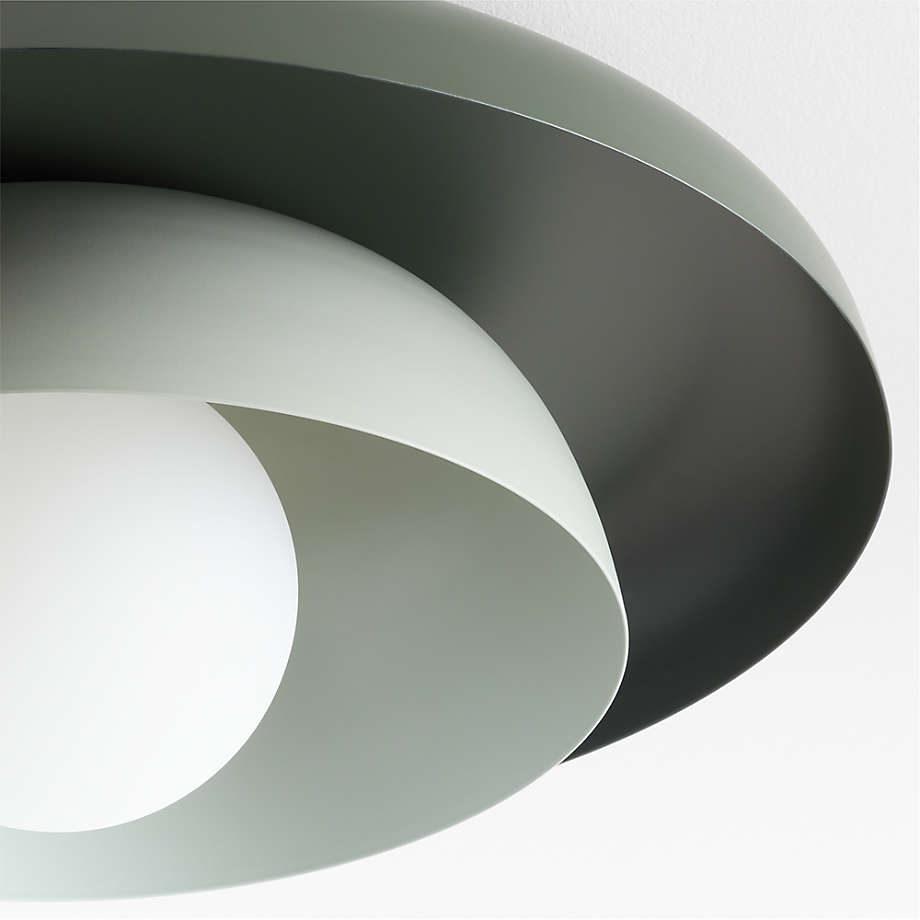 Plafonnier encastré Kids Nello en métal en forme de soucoupe