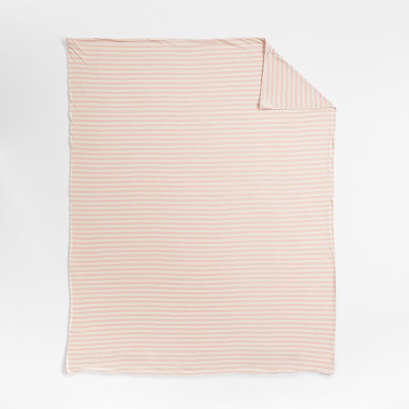 Housse de couette en coton biologique à rayures confortables pour enfants