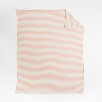 Housse de couette en coton biologique à rayures confortables pour enfants