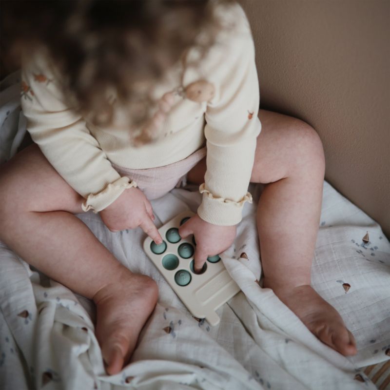 Jouet de téléphone en silicone pour enfants Mushie