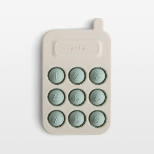 Jouet de téléphone en silicone pour enfants Mushie