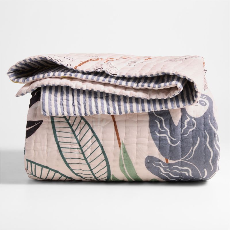 Couette en coton biologique « Rêves de forêt tropicale » pour enfants