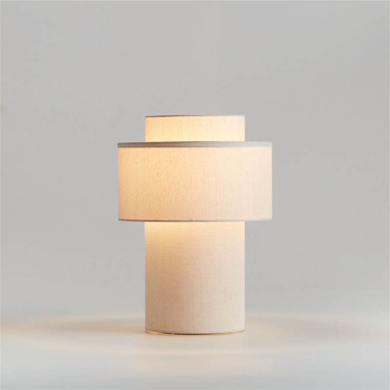 Lampe de table en lin Reese pour enfants