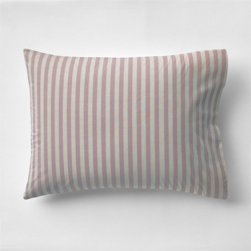 Taie d'oreiller réversible à rayures Riviera pour enfants en coton biologique