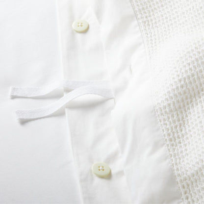 Housse de couette en coton biologique à tissage gaufré pour enfants