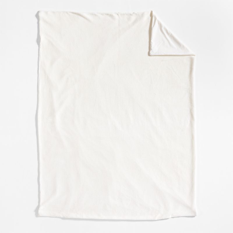 Housse de couette en coton biologique à tissage gaufré pour enfants