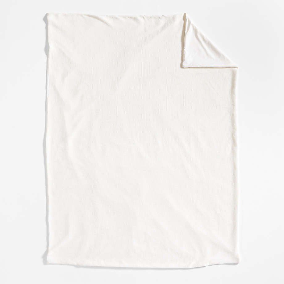 Housse de couette en coton biologique à tissage gaufré pour enfants