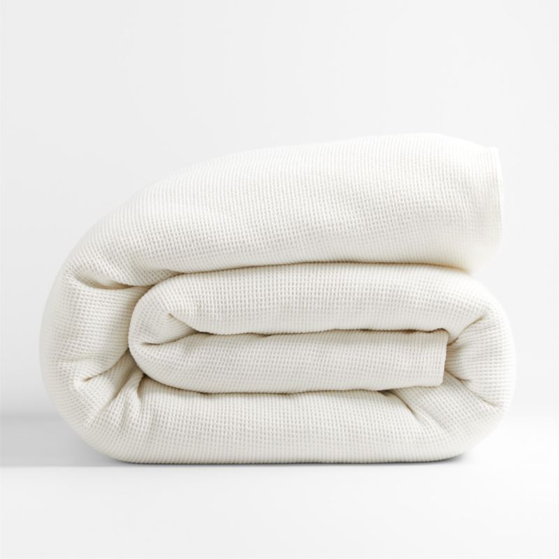 Housse de couette en coton biologique à tissage gaufré pour enfants