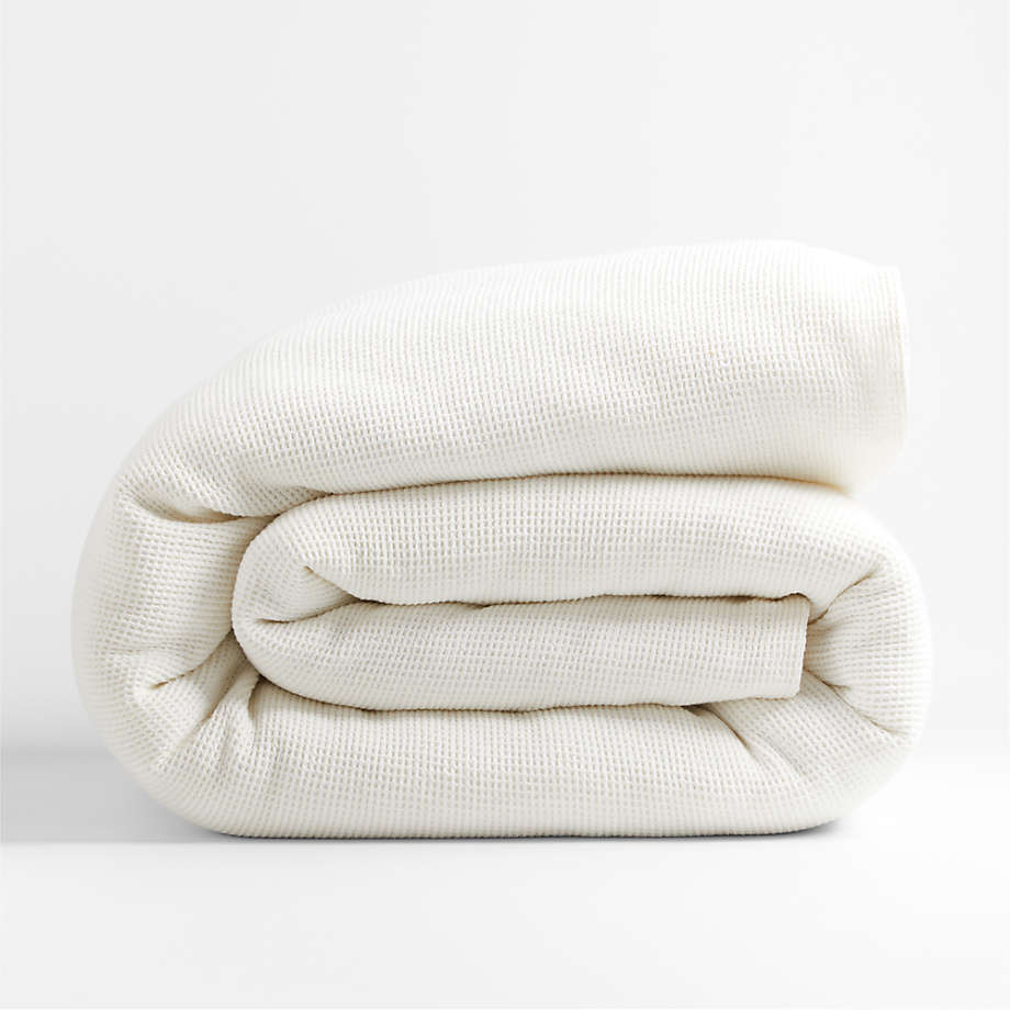 Housse de couette en coton biologique à tissage gaufré pour enfants