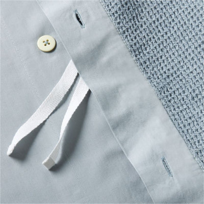 Housse de couette en coton biologique à tissage gaufré pour enfants