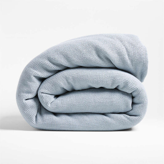 Housse de couette en coton biologique à tissage gaufré pour enfants