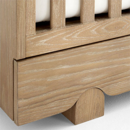 Lit bébé convertible en bois Baby Ellis avec rangement