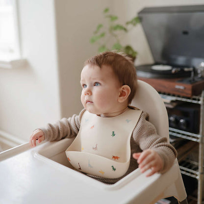 Bavoir en silicone Baby Mushie