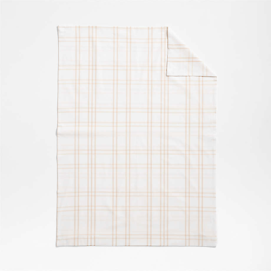 Housse de couette en coton biologique teint en fil pour enfants Stax