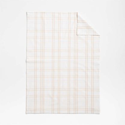 Housse de couette en coton biologique teint en fil pour enfants Stax