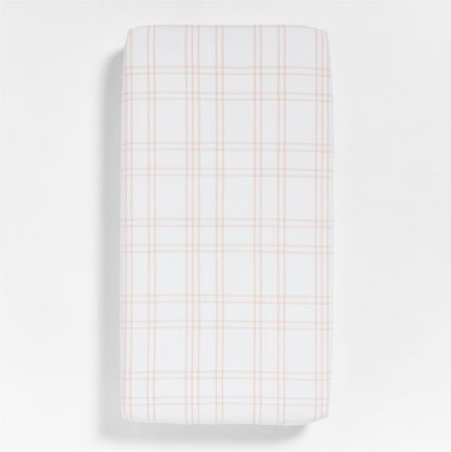 Drap-housse pour berceau Baby Stax en coton biologique teint en fil