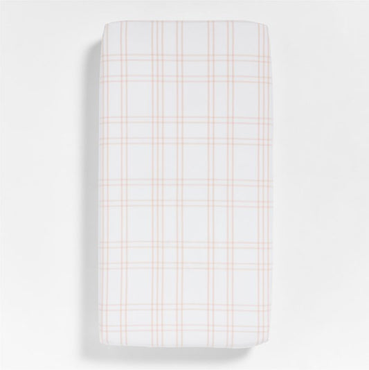 Drap-housse pour berceau Baby Stax en coton biologique teint en fil