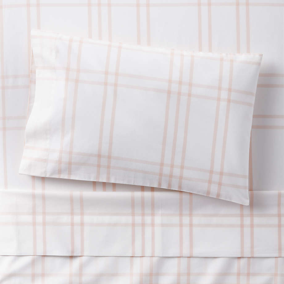 Ensemble de draps en coton biologique teint en fil pour enfants Stax