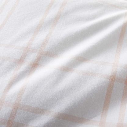 Housse de couette en coton biologique teint en fil pour enfants Stax