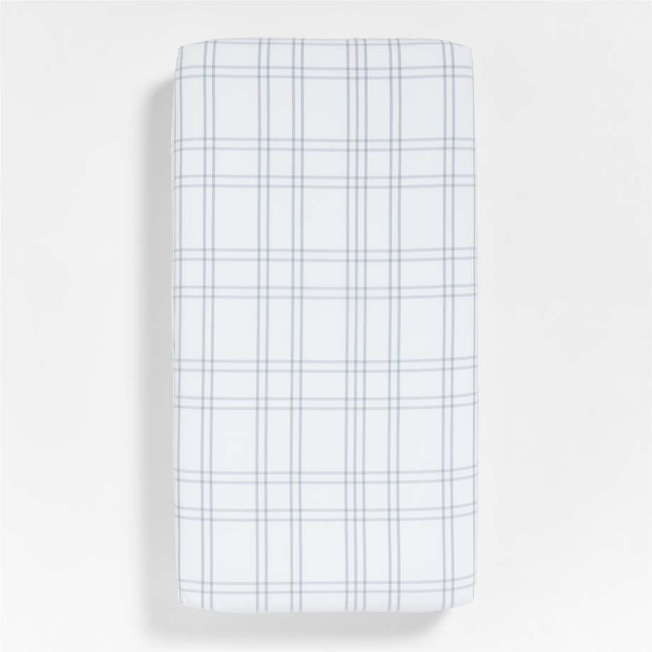 Drap-housse pour berceau Baby Stax en coton biologique teint en fil