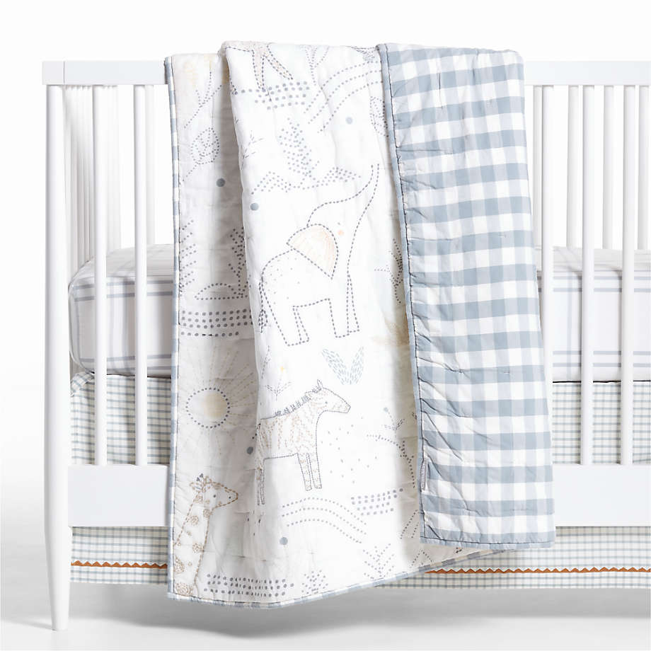 Drap-housse pour berceau Baby Stax en coton biologique teint en fil