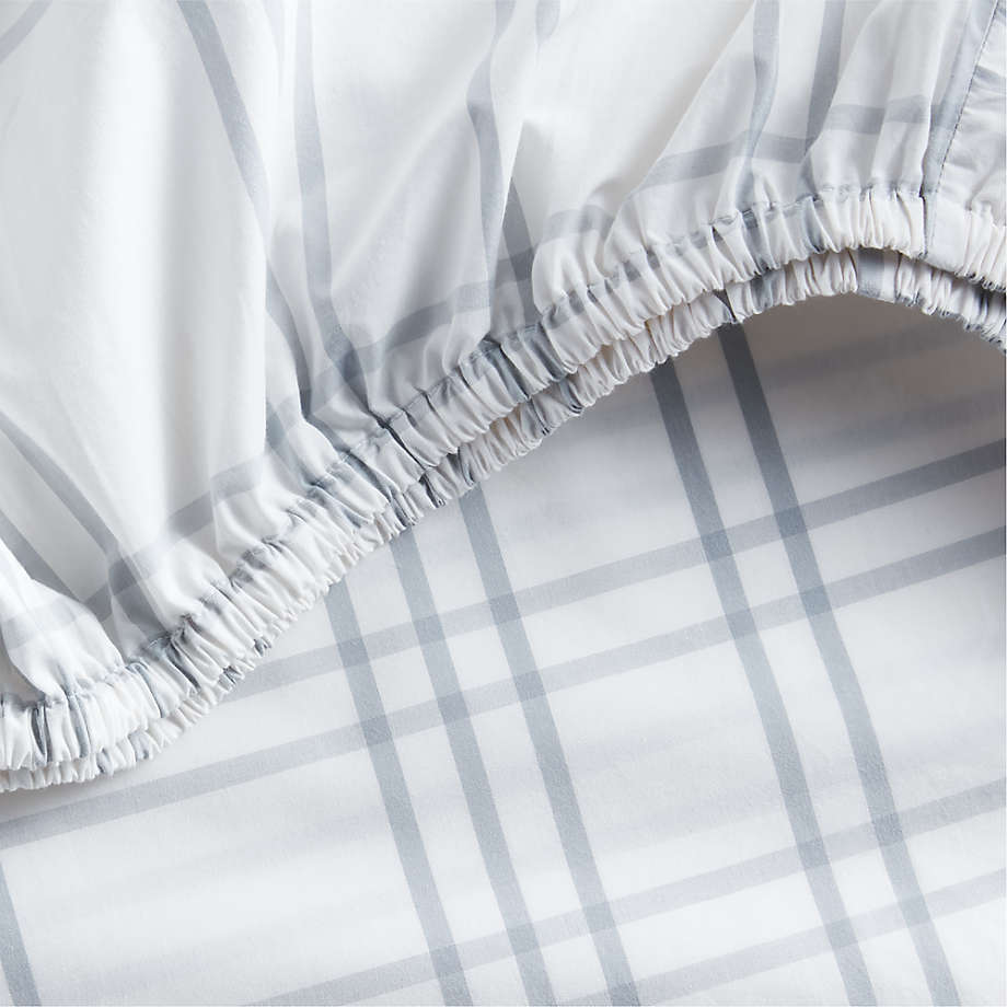 Drap-housse pour berceau Baby Stax en coton biologique teint en fil