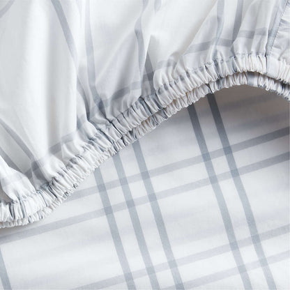 Drap-housse pour berceau Baby Stax en coton biologique teint en fil