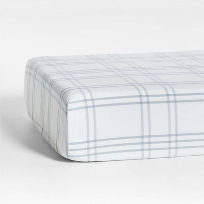 Drap-housse pour berceau Baby Stax en coton biologique teint en fil