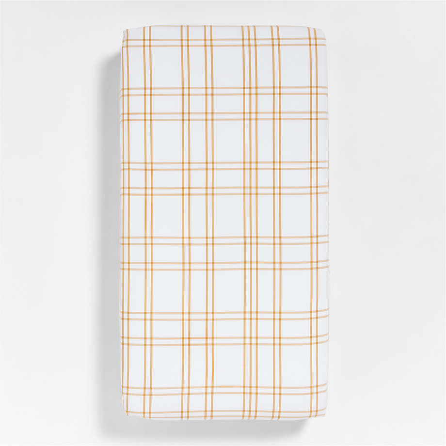 Drap-housse pour berceau Baby Stax en coton biologique teint en fil