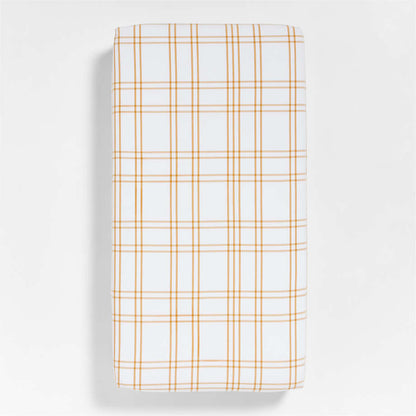 Drap-housse pour berceau Baby Stax en coton biologique teint en fil