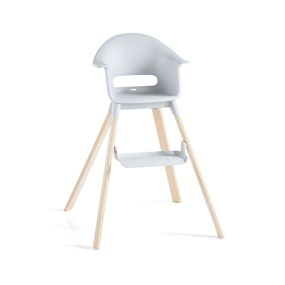 Chaise haute Baby Stokke Clikk avec repose-pieds réglable 