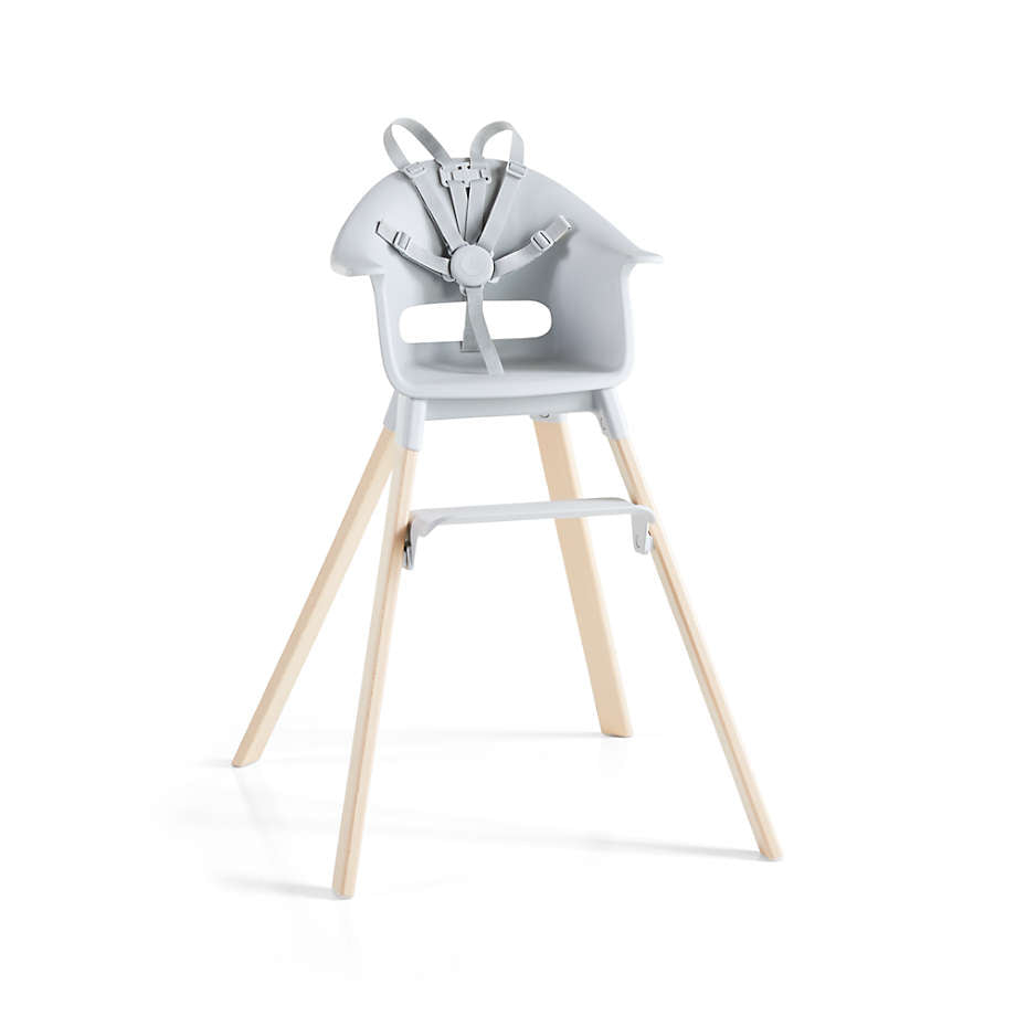 Chaise haute Baby Stokke Clikk avec repose-pieds réglable 