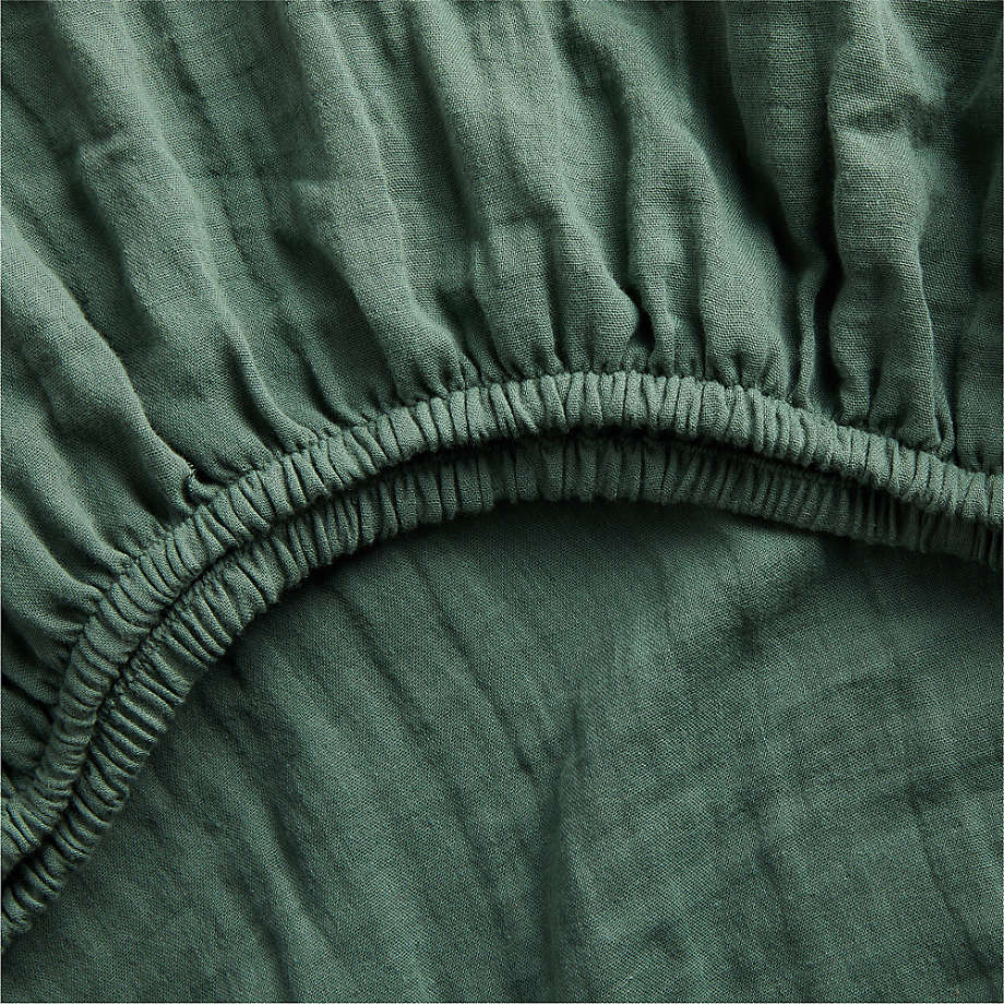 Drap-housse pour berceau en gaze de coton biologique ultra-doux