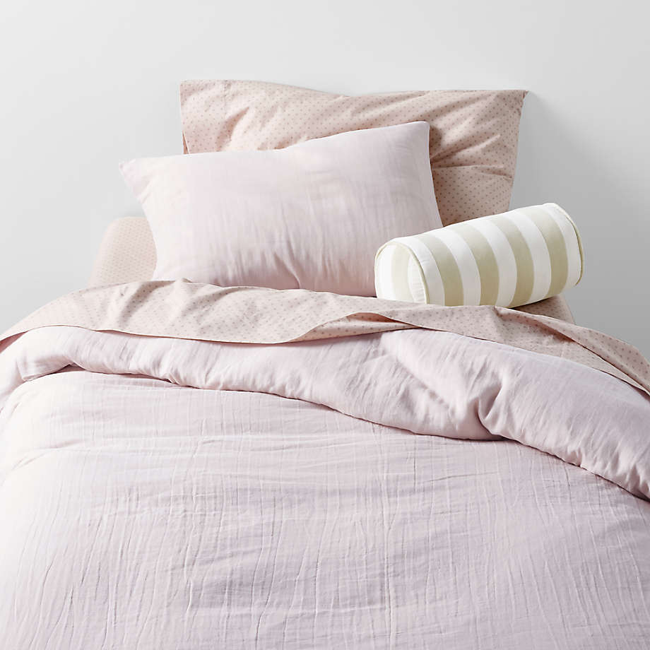 Taie d'oreiller en gaze de coton biologique ultra-douce pour enfants