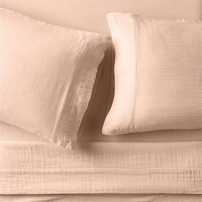 Ensemble de draps en gaze de coton biologique ultra-doux pour enfants