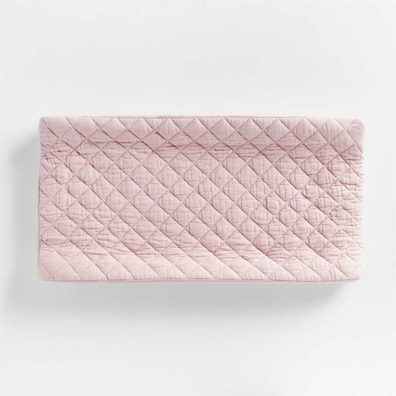 Housse de matelas à langer en gaze de coton biologique ultra-doux pour bébé