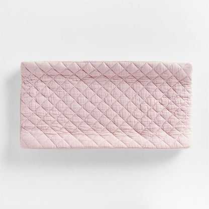 Housse de matelas à langer en gaze de coton biologique ultra-doux pour bébé