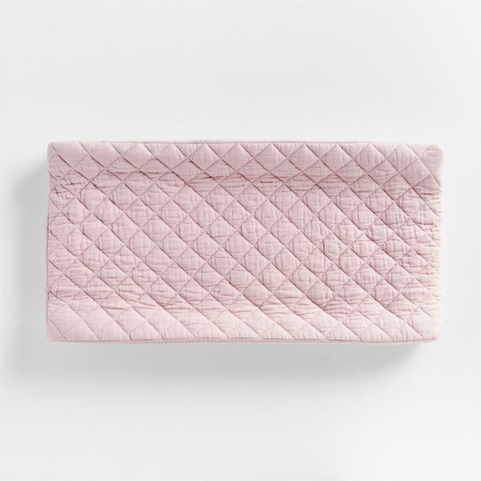 Housse de matelas à langer en gaze de coton biologique ultra-doux pour bébé