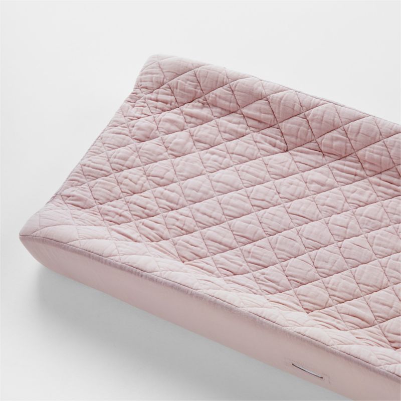 Housse de matelas à langer en gaze de coton biologique ultra-doux pour bébé