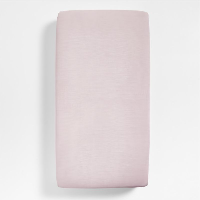 Drap-housse pour berceau en gaze de coton biologique ultra-doux