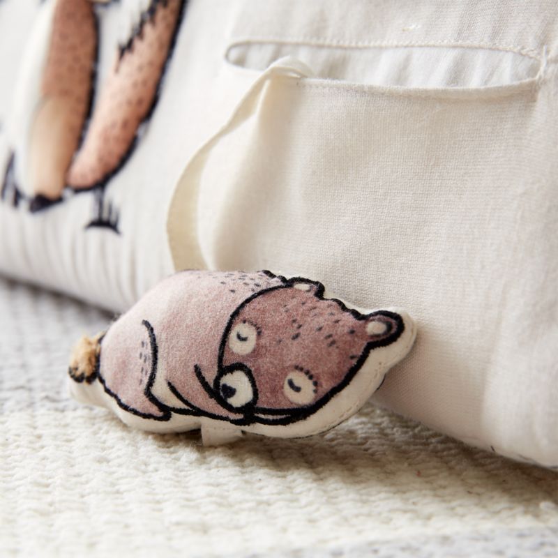 Jouet pour bébé animaux de la forêt pour l'éveil sur le ventre