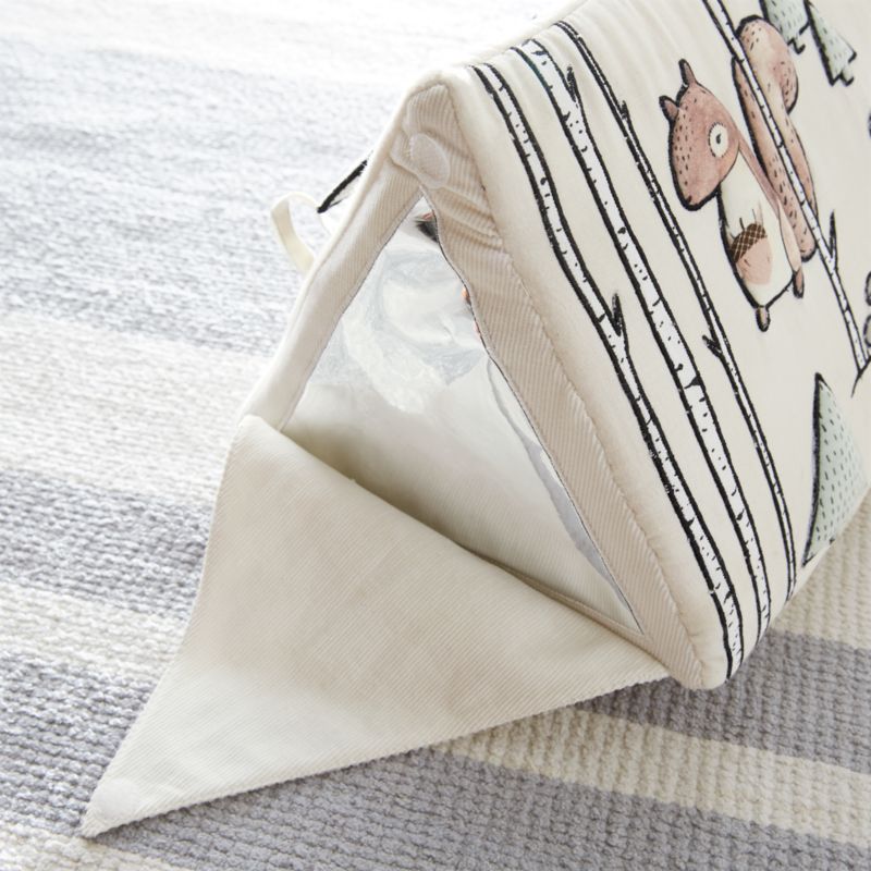 Jouet pour bébé animaux de la forêt pour l'éveil sur le ventre