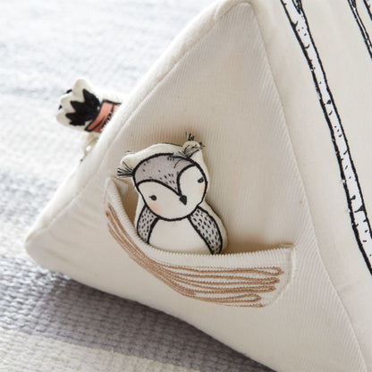 Jouet pour bébé animaux de la forêt pour l'éveil sur le ventre