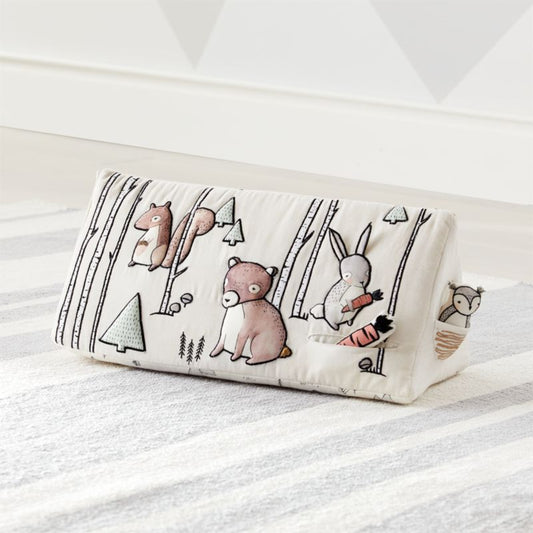 Jouet pour bébé animaux de la forêt pour l'éveil sur le ventre