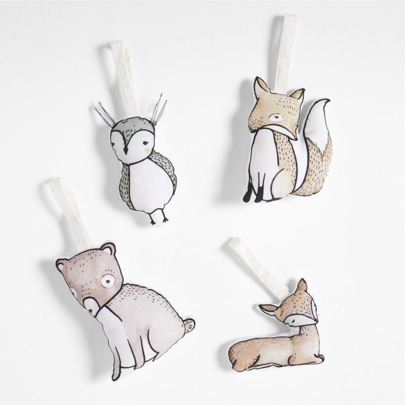 Tapis d'éveil animaux de la forêt pour bébés