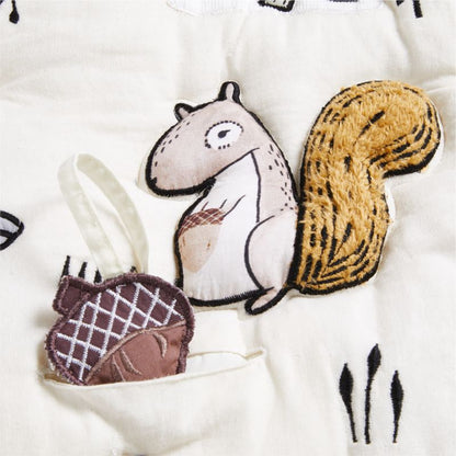 Tapis d'éveil animaux de la forêt pour bébés