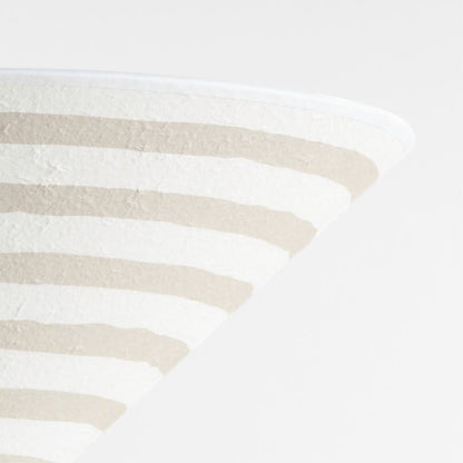 Plafonnier semi-encastré Kids Zuri Stripe en papier mâché