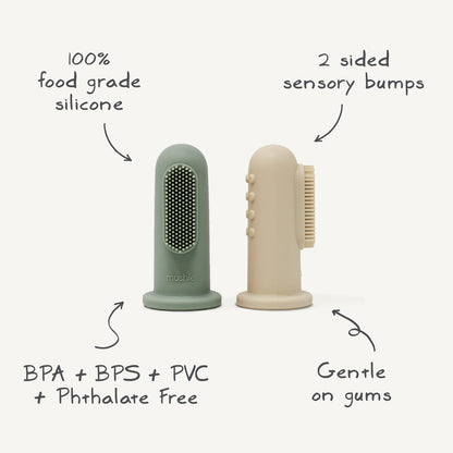 Brosse à dents pour bébé Mushie