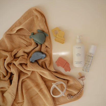 Coffret de bain Baby Mushie Véhicules sans moisissure (lot de 4)